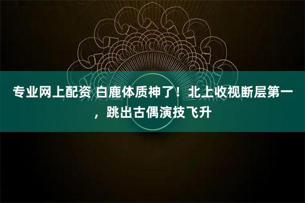 专业网上配资 白鹿体质神了！北上收视断层第一，跳出古偶演技飞升